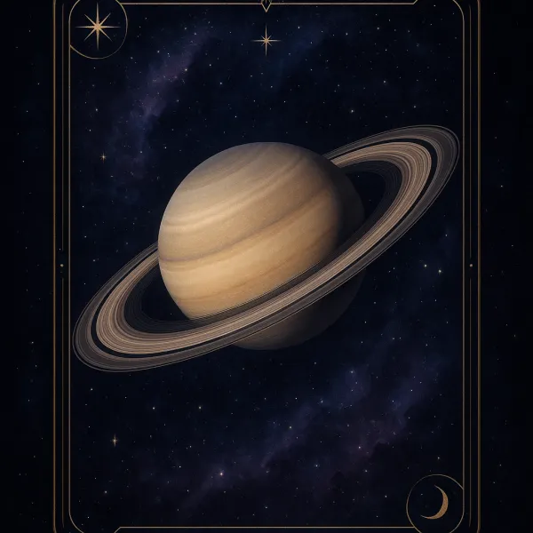 Saturn planet illustration