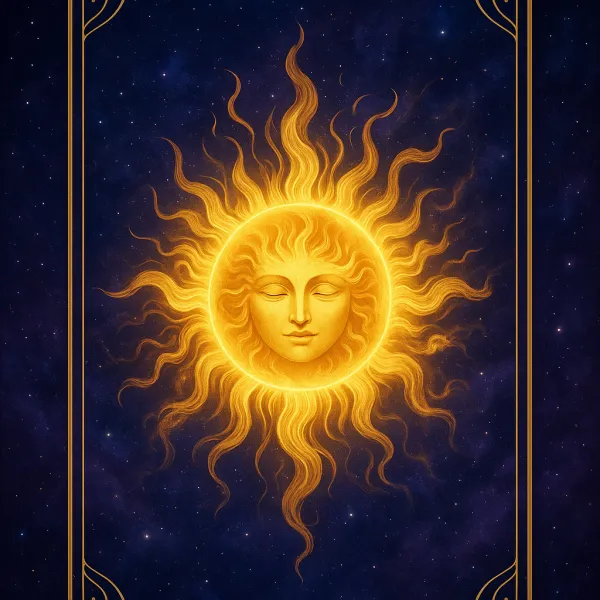 Sun planet illustration