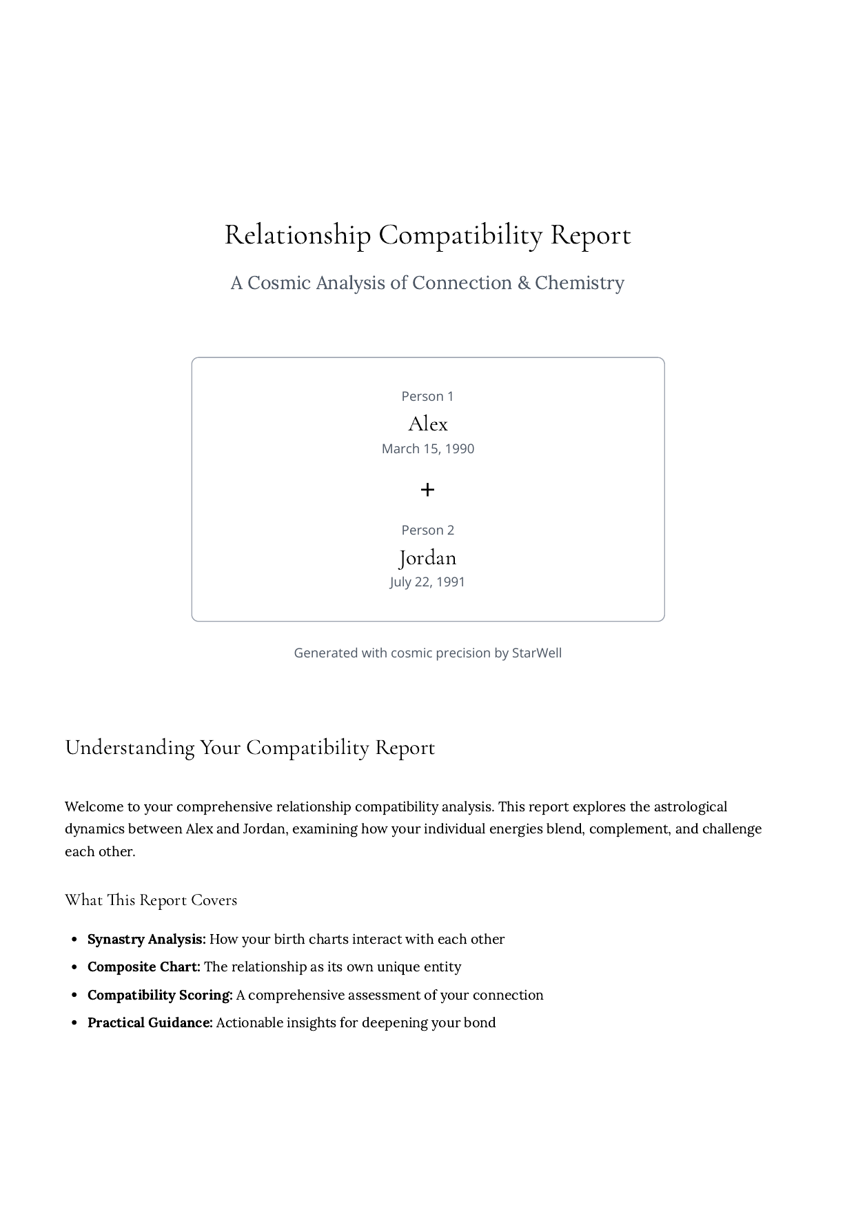 Multi-Framework Reports
